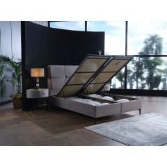 ALFA L DUZ SEF BAZA 90X190 2B-ALLURE A.GRI DUZ2-BTKS BAZA KUMASI DUZ