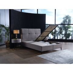 ALFA L DUZ SEF BAZA 90X190 2B-ALLURE A.GRI DUZ2-BTKS BAZA KUMASI DUZ