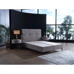 ALFA L DUZ SEF BAZA 90X190 2B-ALLURE A.GRI DUZ2-BTKS BAZA KUMASI DUZ